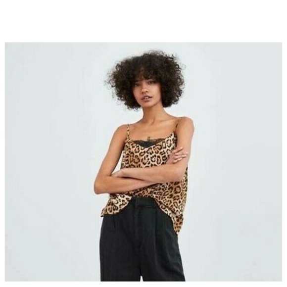 Zara Tops - Zara Animal Print Tank Top